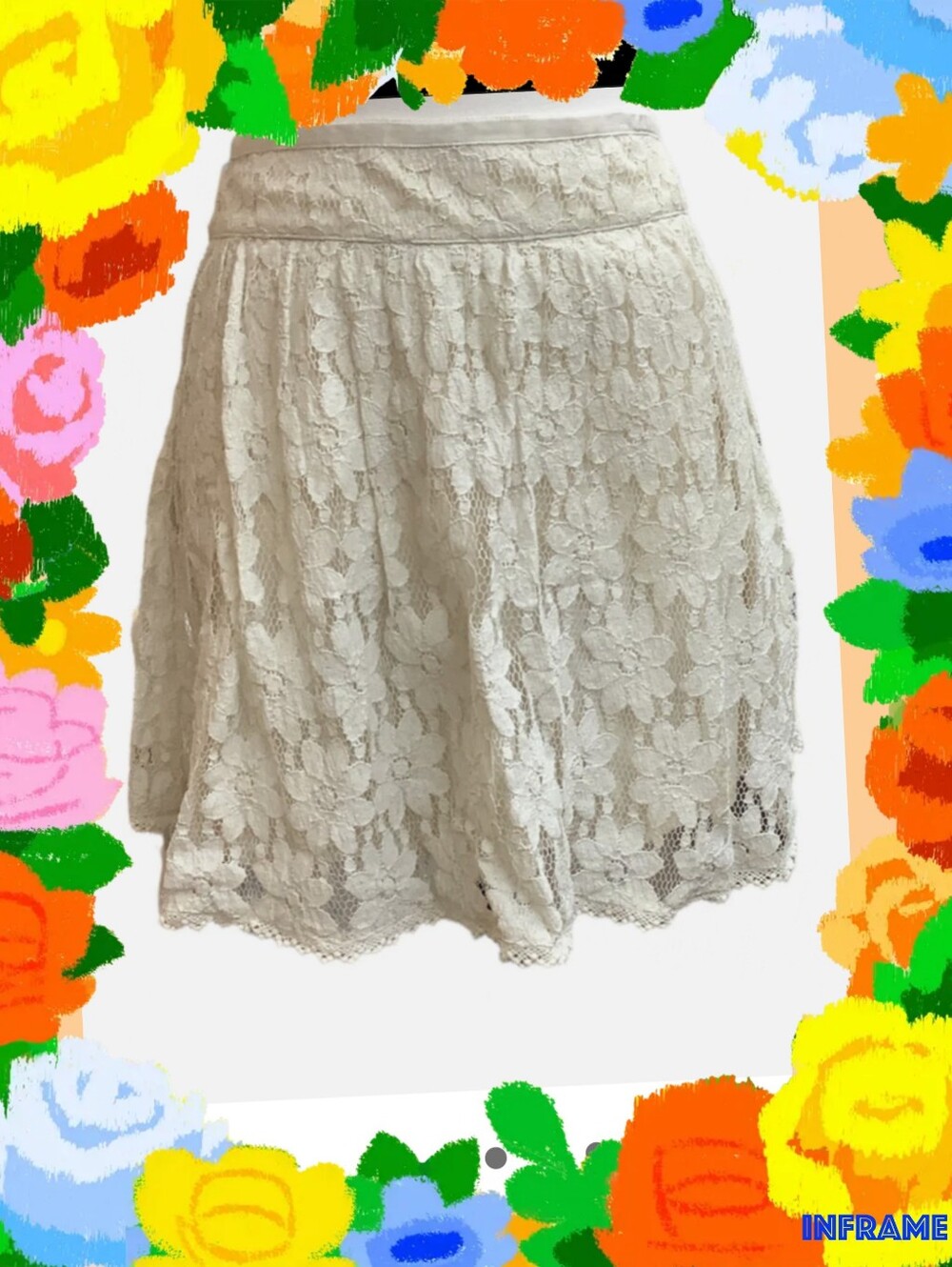 Lace A-Line Skirt Size 2
